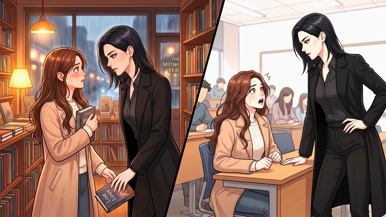 I Met A Mysterious Woman At A Rainy Bookstore — She Turned Out To Be My New University Lecturer | GL