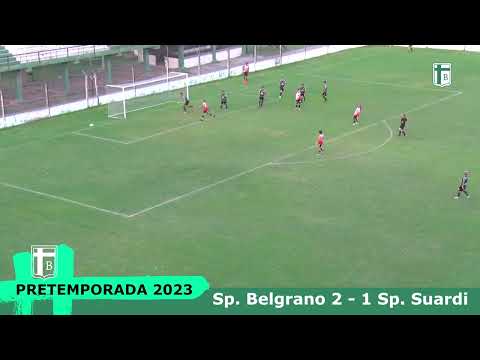 Fútbol Profesional • Amistoso de Pretemporada Sportivo Belgrano 2 Sportivo Suardi 1