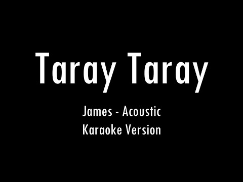 Taray Taray - James । Shundori Toma Amar | Karaoke With Lyrics | Only Guitar Chords...