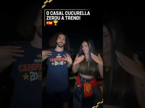 O CASAL CUCURELLA ZEROU ESSA TREND! #shorts