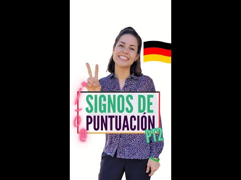 Signo de Puntuación en Alemán - Parte 2