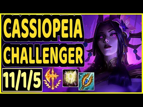 EIKA (CASSIOPEIA) - 11/1/5 KDA MID CHALLENGER GAMEPLAY - EUW