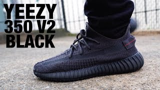 Adidas YEEZY Boost 350 V2 Black Non Reflective REVIEW & On FEET