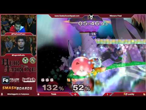 Heir2 - Tekk (Jigglypuff) Vs. SB | Lucky (Fox) - Winners Final - Melee