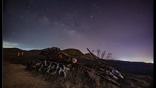 縮時攝影：廢棄坦克車銀河