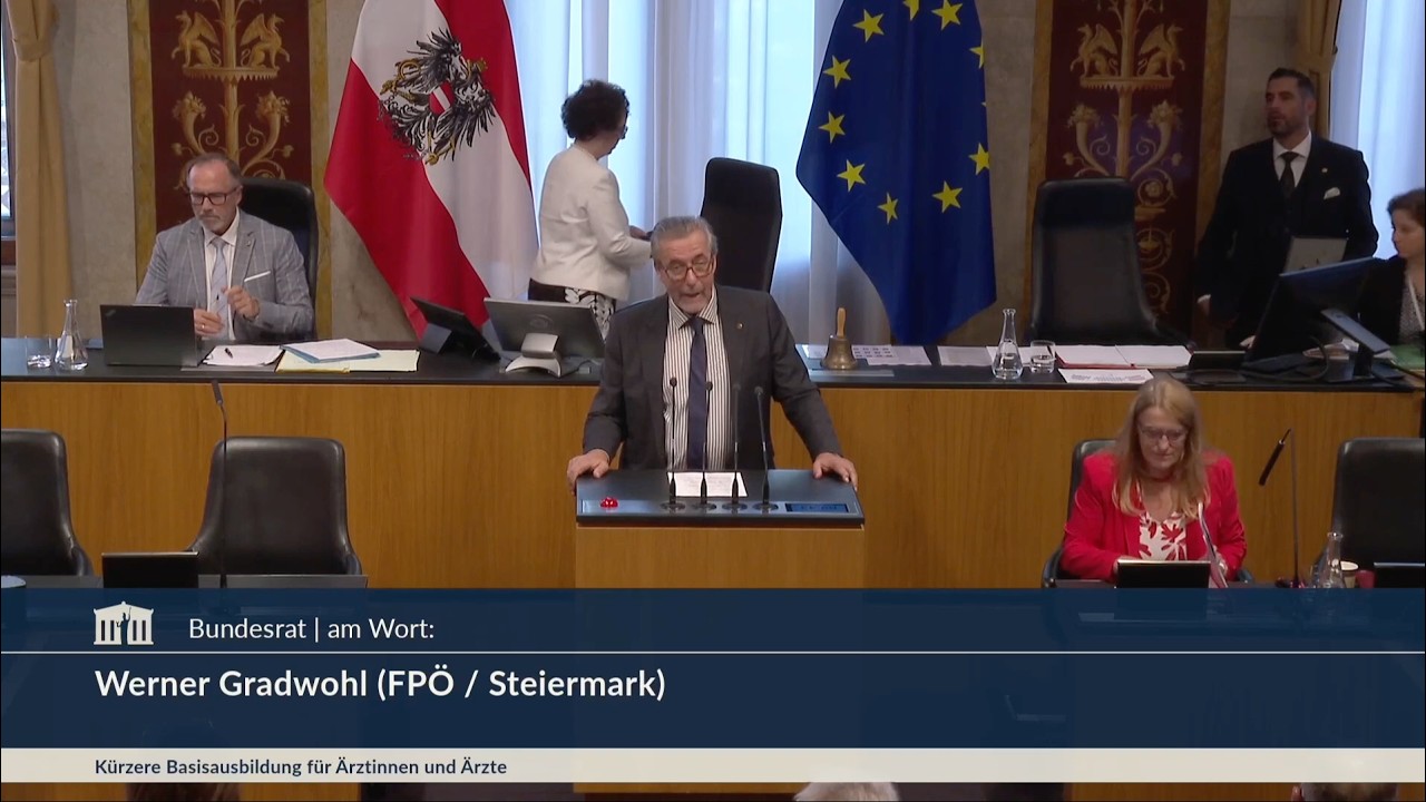 Werner Gradwohl - Ärztegesetz, Suchtmittelgesetz - 16.7.2026