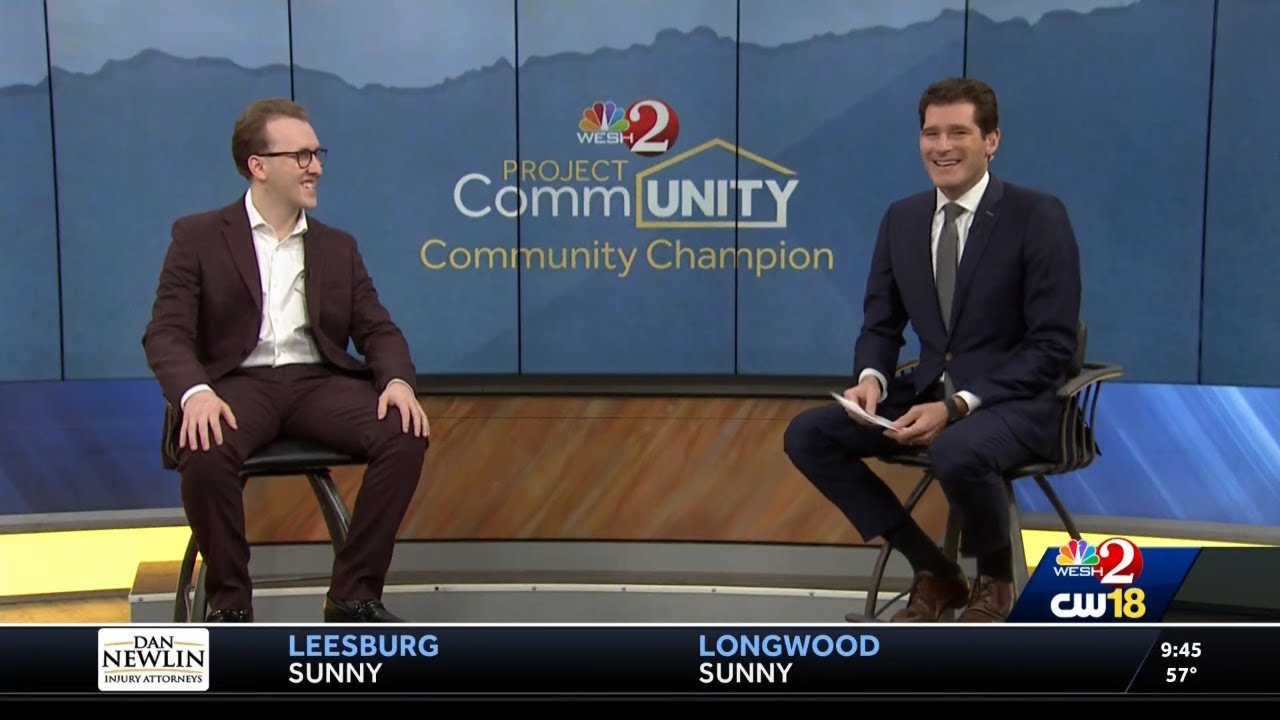 Joseph Pool discussing Breaking Bread in a WESH 2 interview