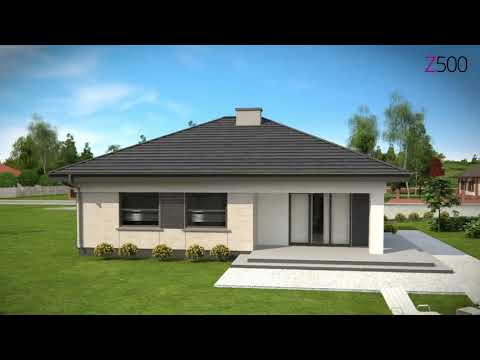 Z332 - Gotowy projekt domu parterowego w tradycyjnym stylu do 100 m2