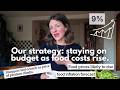 Food prices are going up: Here’s our strategy + tips for staying on budget whatever happens!
