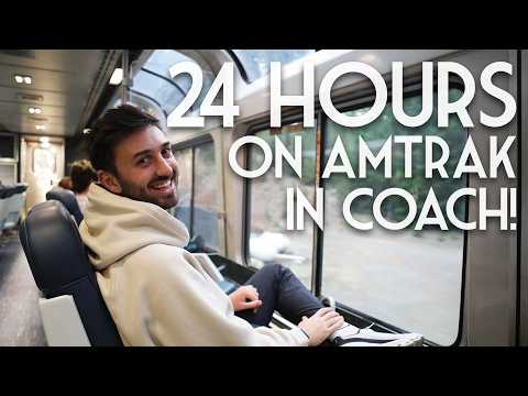 24 Hours in Coach on Amtrak! Was It Worth It? | Coast Starlight Train