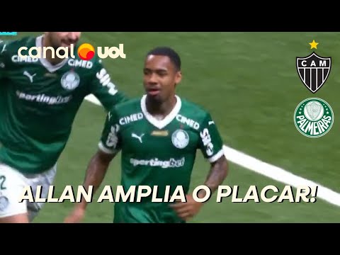 PALMEIRAS VS ATLÉTICO MINEIRO: ALLAN TAKES ADVANTAGE OF ARANA'S MISTAKE AND EXTENDS THE SCORE FOR...