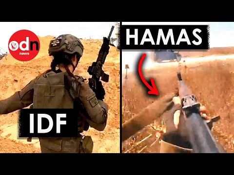 Intense Combat Footage Shows Hamas Ambushing IDF in Gaza