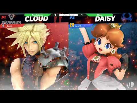 Super Smash Bros. Ultimate: Blank (Daisy) V Tony Pajamas (Cloud) - Synthesis Online 65