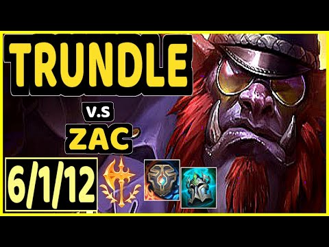 XMITHIE (TRUNDLE) vs ZAC - 6/1/12 KDA JUNGLE GAMEPLAY - NA Ranked GRANDMASTER