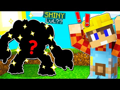 I CAUGHT MY FIRST SHINY LEGENDARY POKEMON ON PIXELMON!!