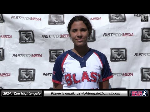 2024 Zoe Nightengale - 3.5 GPA - Pitcher Softball Player Skills Video - Norcal Blast