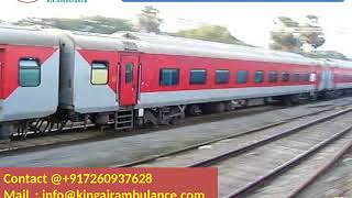 Hire King Train Ambulance Service from Patna and Raipur at low cost