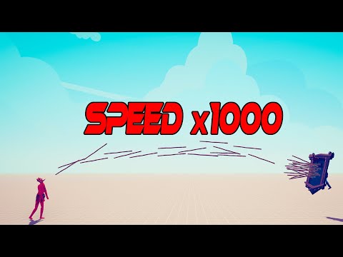 GOD UNIT SPEEDx1000 vs MIRROR SHIELD  ▶ TABS - Totally Accurate Battle Simulator