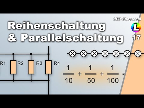 Gesamtwiderstand in Reihenschaltung und Parallelschaltung berechnen