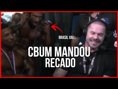 CHRIS BUMSTEAD INVADE LIVE E MANDA RECADO PARA O BRASIL