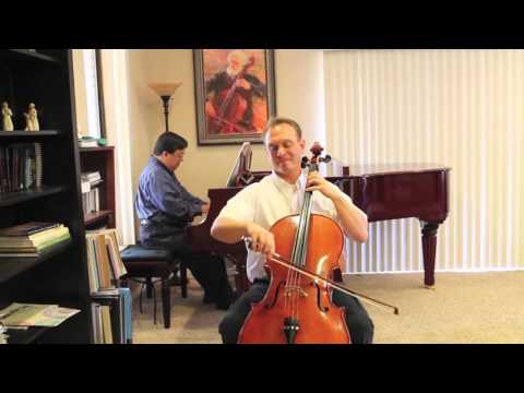 Minuet No 2 by Bach - cello and piano book 1