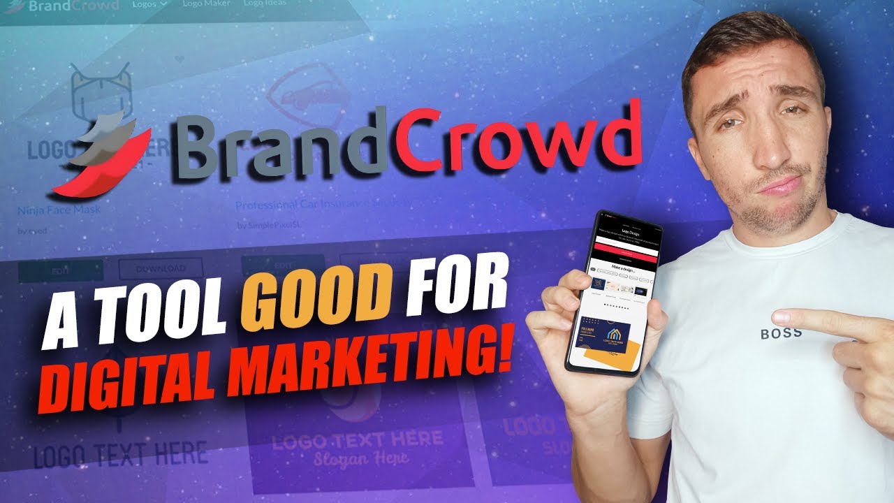 BrandCrowd Logo Maker Review 2025 - Pros & Cons