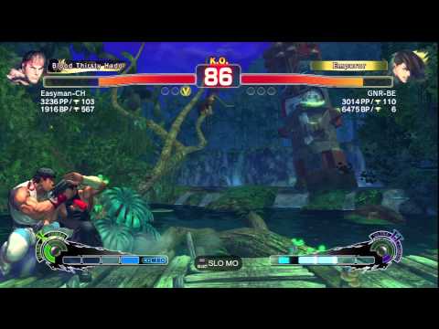 SSF4 AE: Easyman-CH [RYU] vs GNR-BE [YANG]