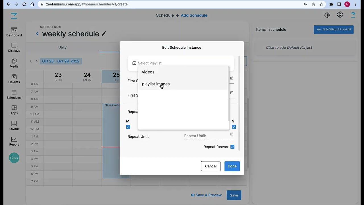 Calendar Scheduling