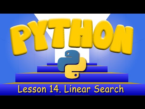 Python Programming 14 Linear Search