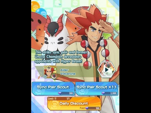 Still No SSR With 10% Rate :') - Alder / Volcarona Poké Fair Scout - Pokémon Master EX #2
