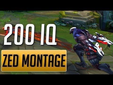200 IQ Zed Montage  - Best Zed Plays 2018 by The LOLPlayVN Community ( League of Legends )