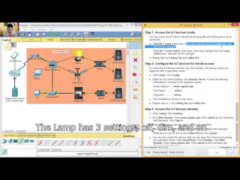 3.2.2.5 Packet Tracer - Install and Configure IoT Devices
