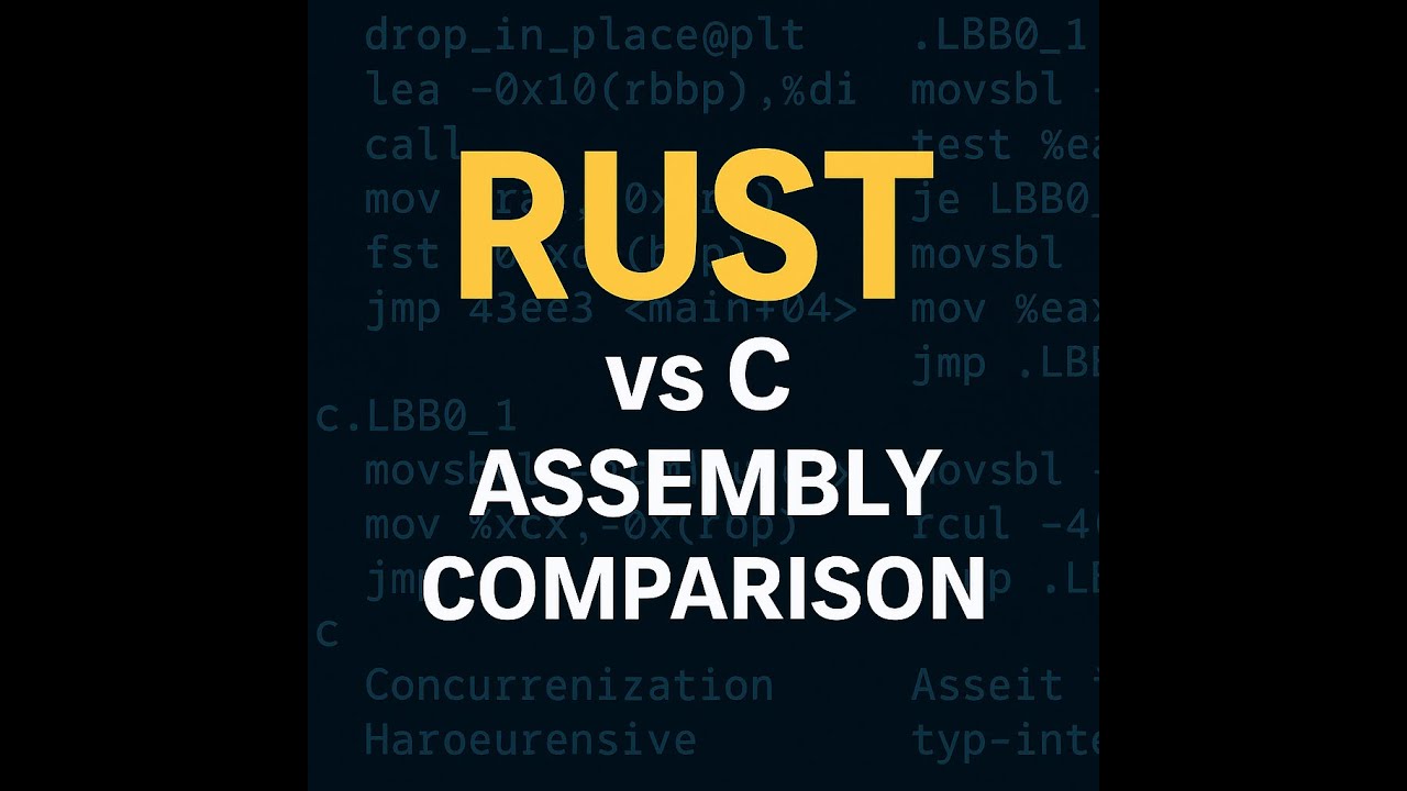 Rust vs C: Assembly Comparison — Ownership & Bounds Checking