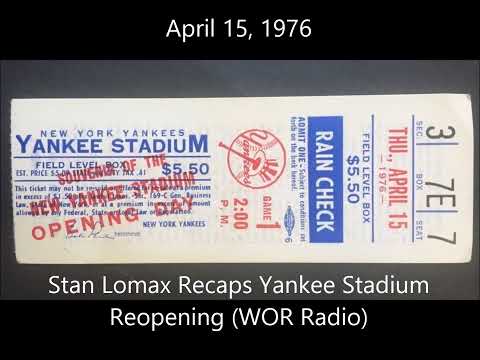 April 15, 1976-Stan Lomax Sports News (WOR Radio)