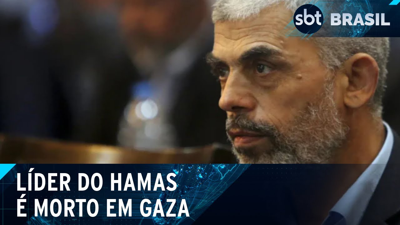 Israel mata principal líder do Hamas, Yahya Sinwar, em Gaza | SBT Brasil (17/10/24)