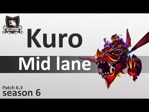 ROX Kuro : Corki vs Zilean | Mid lane | KR LOL | Patch 6.3 | Gameplay - League of Legends
