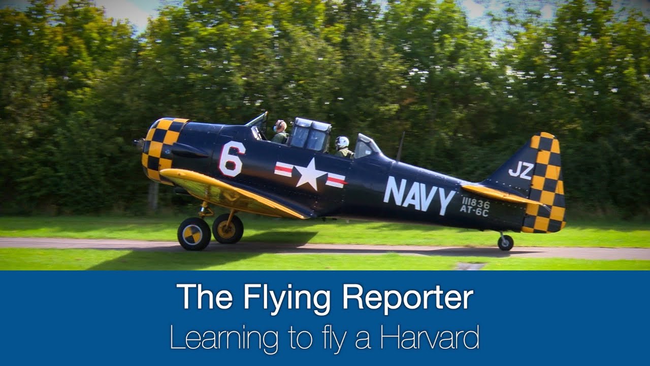 Learning to fly the Harvard - The Flying Reporter