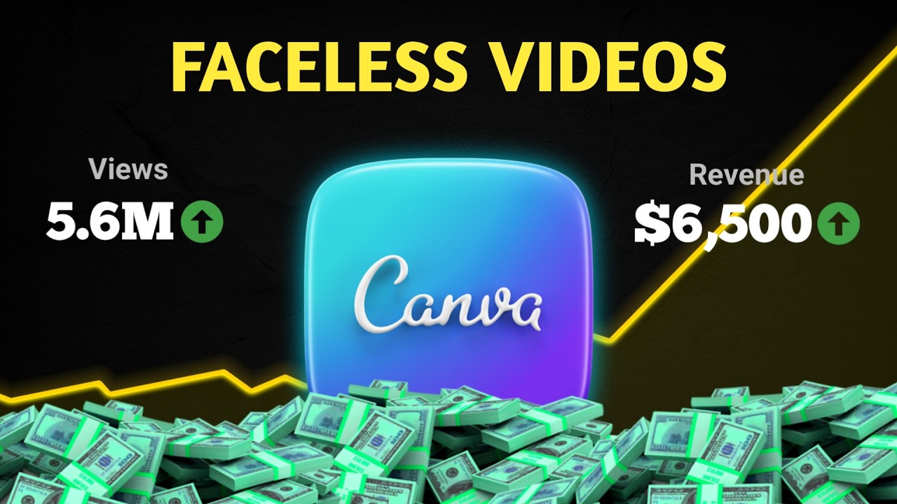 I Copied A $60k/Month Channel Using Canva | How To Earn Money From Canva