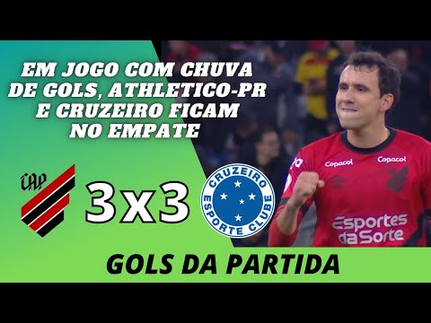 ATHLETICO-PR 3 x 3 CRUZEIRO ⚽ GOLS RÁDIO TRANSAMÉRICA CURITIBA - EDILSON DE SOUZA ⚽ BRASILEIRÃO 2023