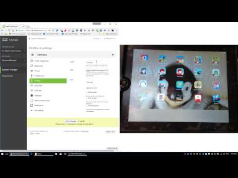 Create a WEBCLIP in iOS using Cisco Meraki