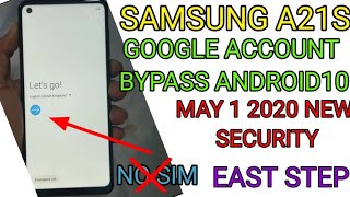 samsung a21s (sm-A217F)frp bypass android 10 without sim card easy step new security may 1 2020