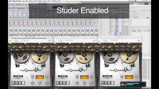 Video thumbnail for Studer A800 Multichannel Tape Recorder Plug-In Demo by Universal Audio