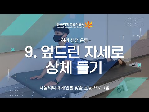 9. 허리 신전 운동