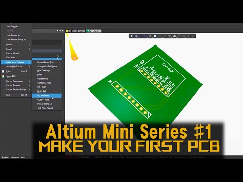 Altium #1 - Make your first PCB in easy and simple way | Altium  Schematic and PCB Footprints