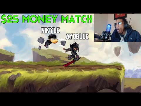 GOUL's FIRST MONEYMATCH BACK?! - AyoBlue vs Nikyle - $25 Money Match - Pro Brawlhalla - NA - 2023
