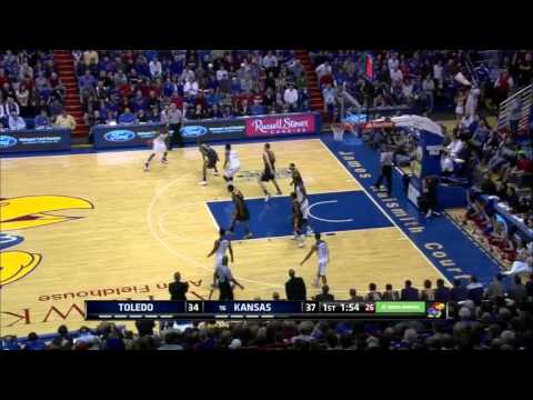 Scouting Andrew Wiggins - Toledo vs Kansas (2013-Dec-30)