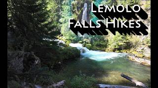 Video review of both routes to hike to Lemolo Falls with footage if terrain and features