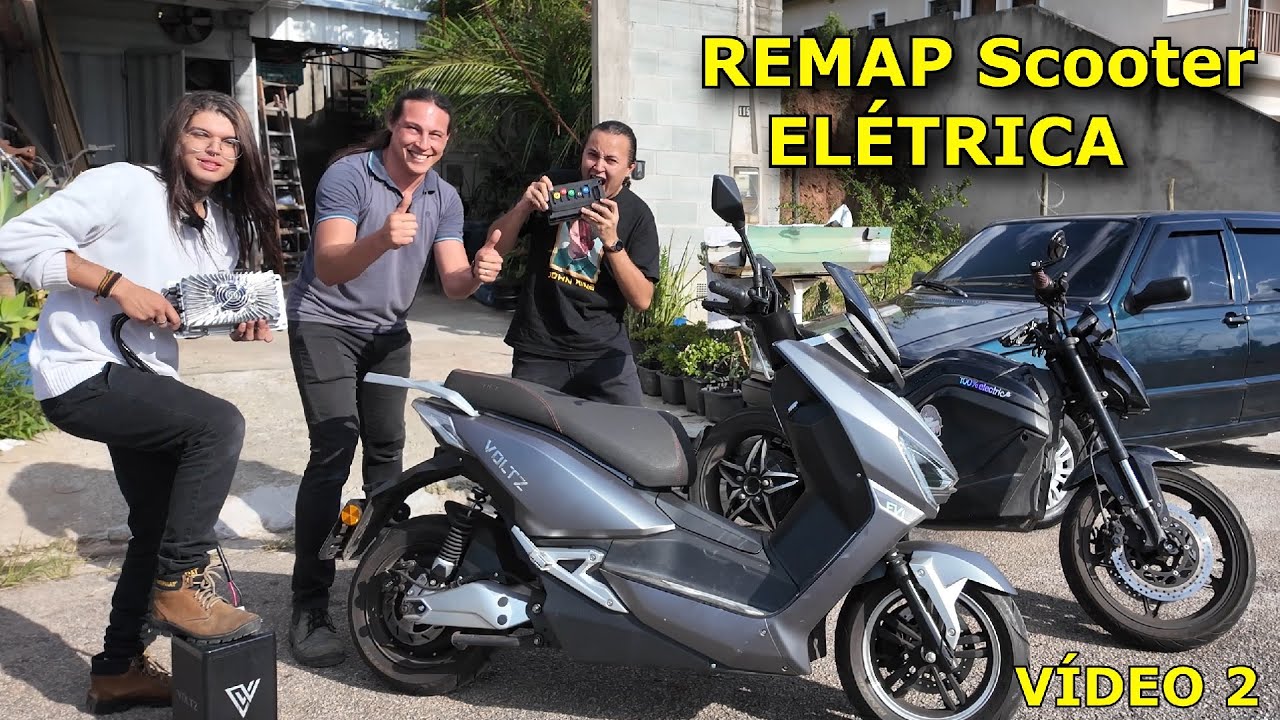REMAP NA SCOOTER ELÉTRICA E TESTE COM 2 BATERIAS (VÍDEO 2 )