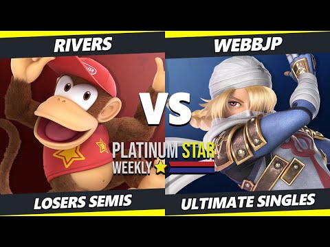 PSW S15:W6 Losers Semis - Rivers (Diddy Kong) Vs. WebbJP (Sheik) SSBU Ultimate Tournament