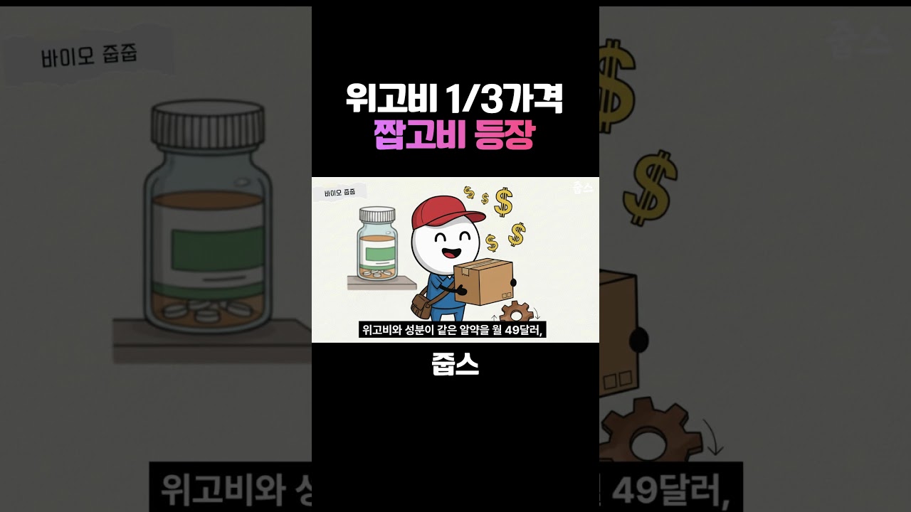 위고비 1/3가격! 짭고비 등장